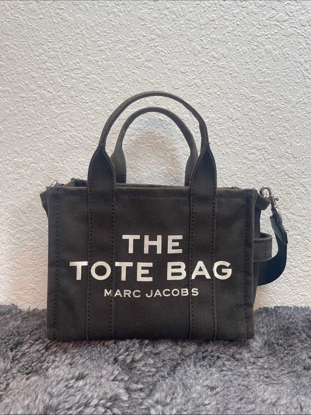 Marc Jacobs Black 'The Tote Bag' Mini Tote